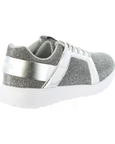 Sapatilhas de Mulher BASS3D 41436 GLITTER PLATA