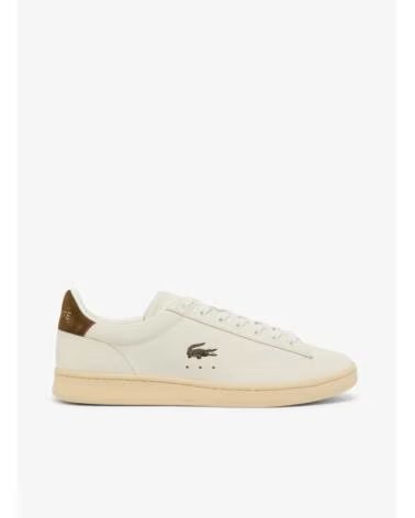 LACOSTE CARNABY SET OFF WHT-DK BRW SNEAKER FÜR HERREN BEIGE
