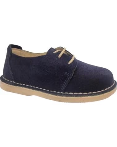 BENEDI Zapatos de nino piel serraje Tallas 27 a 40 Modelo 40182 AZUL