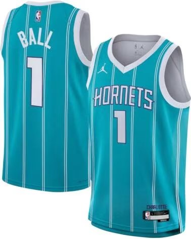 JORDAN JORDAN CAMISETA LAMELO BALL CHARLOTTE HORNETS ICON EDITION JUNIOR 1