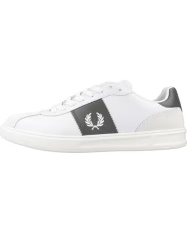 FRED PERRY ZAPATILLAS HOMBRE B4 LEATHER SUEDE 134WHT