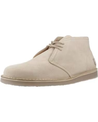 FRED PERRY STIVALETTI HAWLEY SUEDE MARRONE CHIARO 691OATML
