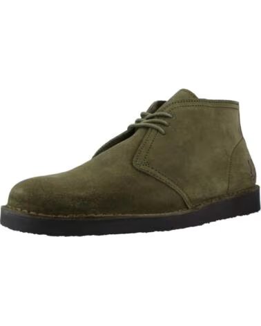 FRED PERRY HERREN STIEFELETTEN MODELL B9352FP FARBE GRÜN X89GREN