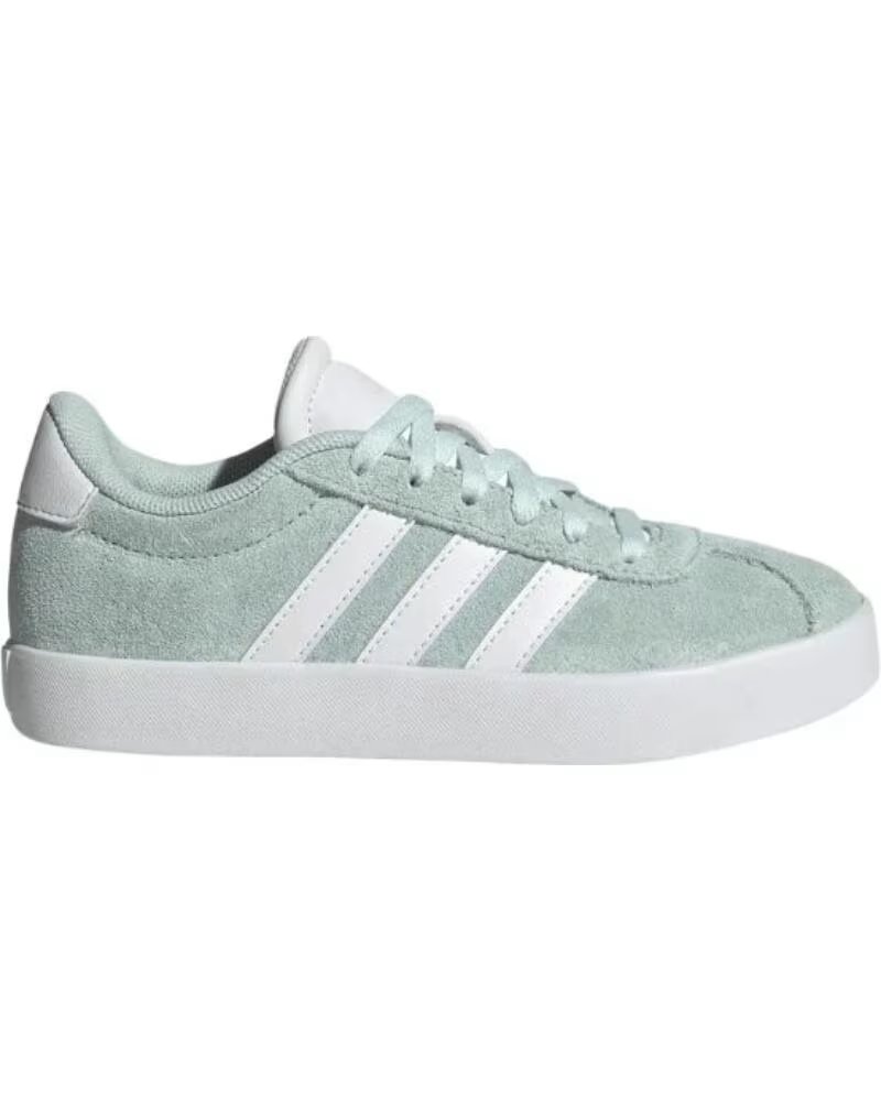 SCARPE ADIDAS VL COURT 30 K BAMBINO VERDE MENTA