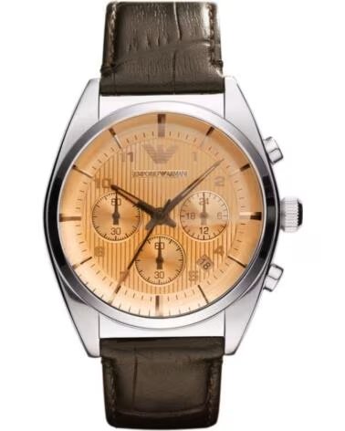 Inicio-EMPORIO-ARMANI-RELOJ EMPORIO ARMANI AR0395 CRONÓGRAFO MARRÓN-