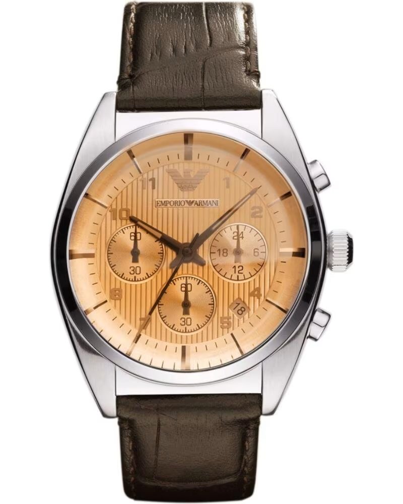 Inicio-EMPORIO-ARMANI-RELOJ EMPORIO ARMANI AR0395 CRONÓGRAFO MARRÓN-