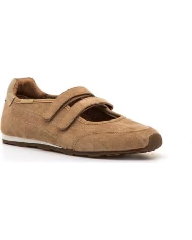 SAPATILHAS MTNG 60089 EM PELE COM VELCRO BEIGE