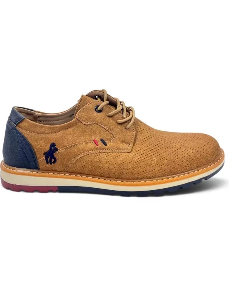 TIMBOS MEN CASUAL DRESS SHOE CAMEL 133388 MARRóN