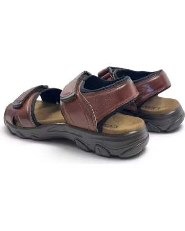 TIMBOS MEN´S BIO LEATHER SANDAL 133389 MARRóN
