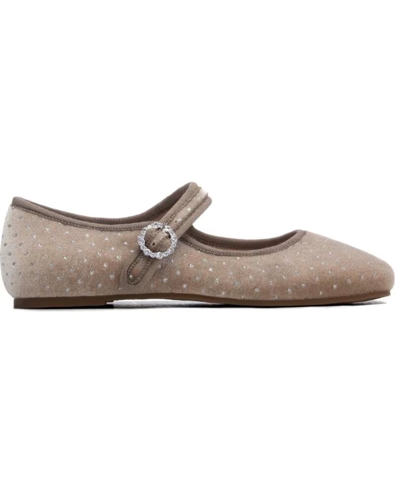 XTI BAILARINA 154018 BEIGE CON BRILLOS
