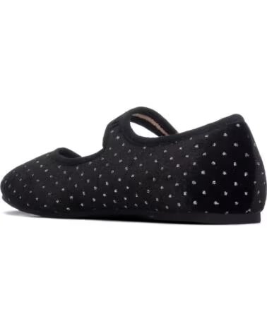 XTI 154018 BAILARINAS DE TERCIOPELO CON PEDRERÍA NEGRO
