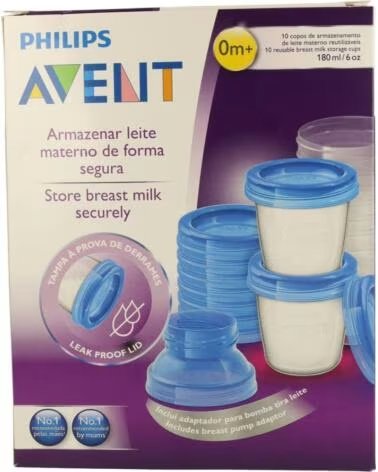 PHILIPS AVENT RECIPIENTES PARA LEITE MATERNO 180 ML