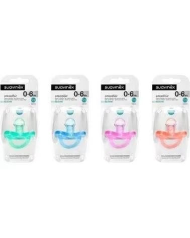 CHUPETA ANATÓMICA DE SILICONE SUAVINEX 0-6 MESES