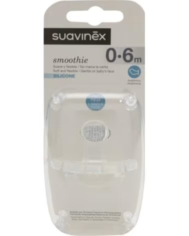 CHUPETA ANATÓMICA DE SILICONE SUAVINEX 0-6 MESES