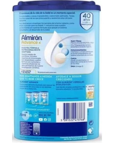 ALMIRON ADVANCE 4 CRESCIMENTO A PARTIR DE 2 ANOS 800G