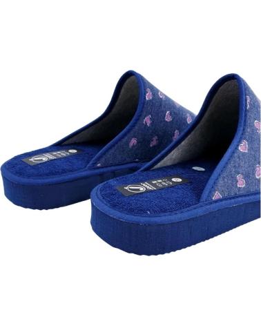 Calzado de casa de Mujer JAVER ZAPATILLAS PRIMAVERA-VERANO CHINELA  32-203 MARINO