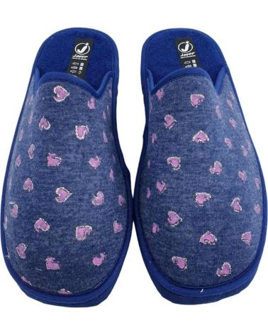 Calzado de casa de Mujer JAVER ZAPATILLAS PRIMAVERA-VERANO CHINELA  32-203 MARINO