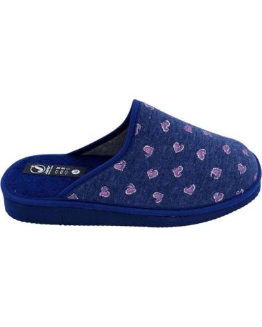 Calzado de casa de Mujer JAVER ZAPATILLAS PRIMAVERA-VERANO CHINELA  32-203 MARINO
