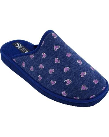 Calzado de casa de Mujer JAVER ZAPATILLAS PRIMAVERA-VERANO CHINELA  32-203 MARINO
