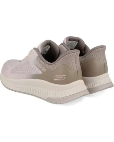 SKECHERS TÊNIS FEMININO SLIP-INS 117624-TPMT MARRON CLARO