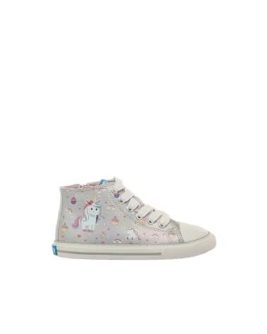 MTNG Zapatillas de lona nina MUSTANG 49106 C54966 PLATA