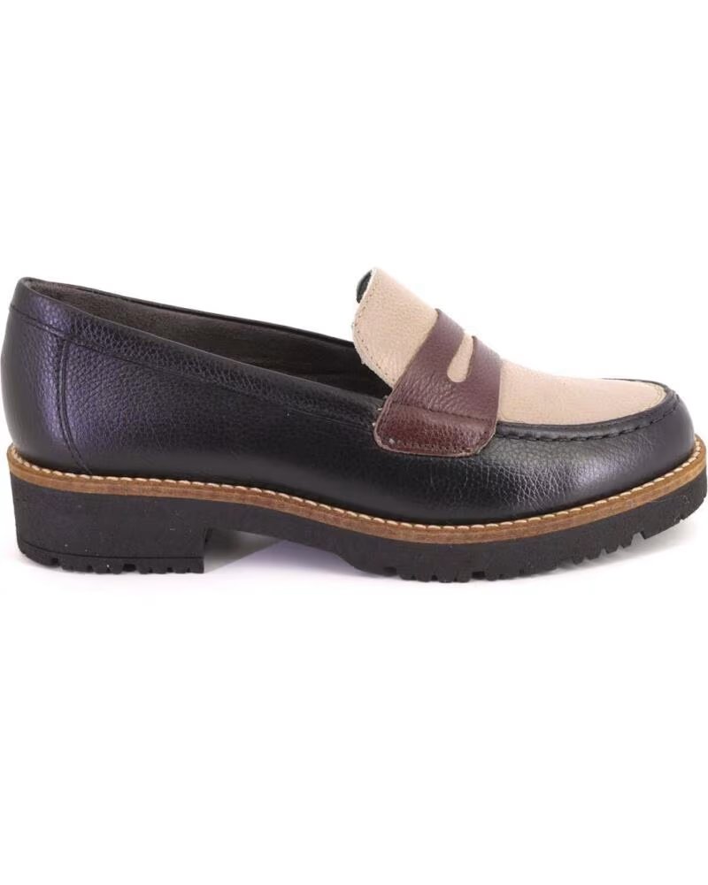 PITILLOS 11564 DAMEN SLIPPER LEDER MULTICOLOR