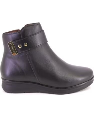 PITILLOS 11505 BOTINES DE MUJER NEGRO