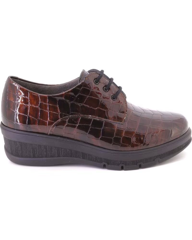 PITILLOS 11542 CHAUSSURES À LACETS POUR FEMME MARRON