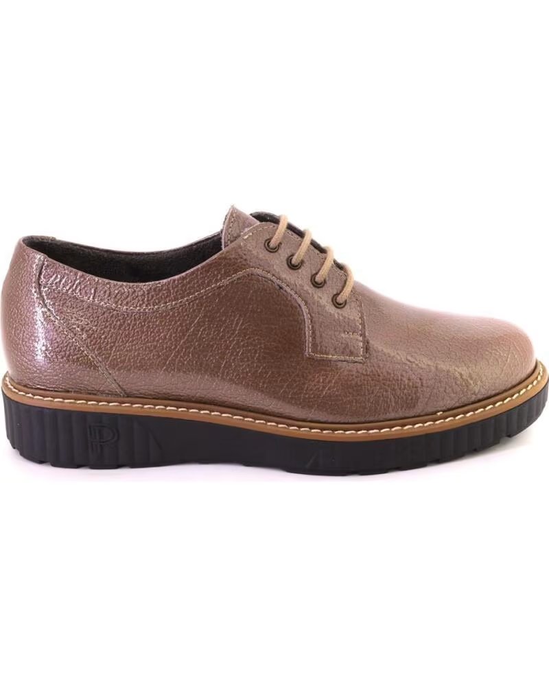 PITILLOS 11551 CHAUSSURES À LACETS POUR FEMME TAUPE