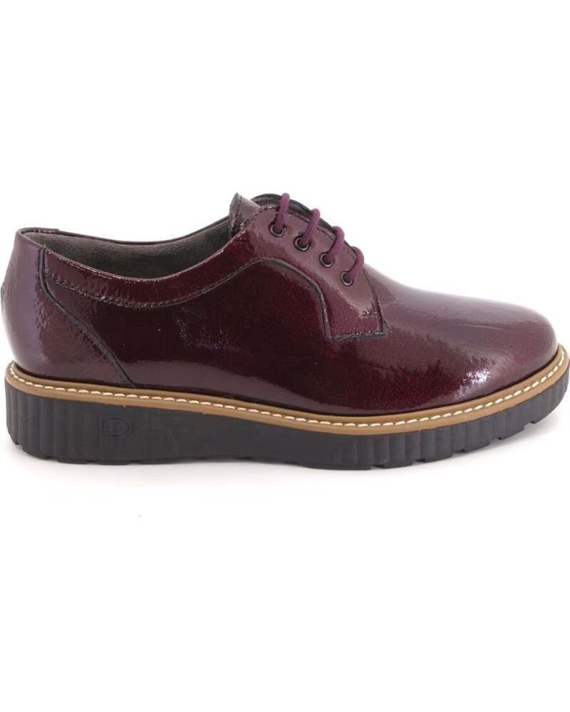 PITILLOS 11551 SCARPE STRINGATE DA DONNA BORDEAUX BURDEOS
