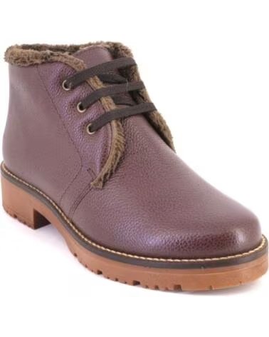 PITILLOS 11566 STIVALETTI DONNA MARRONE PELLE MARRON