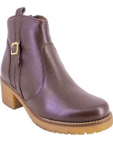 PITILLOS 20526 STIVALETTI DONNA PELLE MARRONE MARRON
