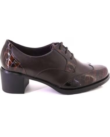 PITILLOS 11626 CHAUSSURES À LACETS POUR FEMME MARRON