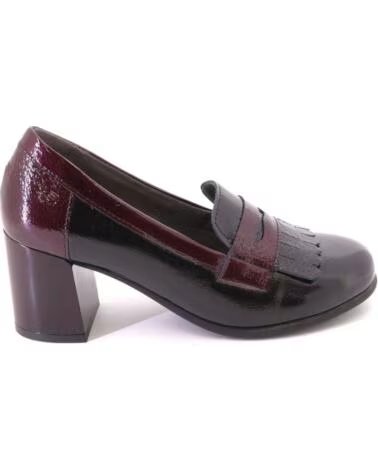 PITILLOS 11654 ESCARPINS POUR FEMME NEGRO Y BURDEOS