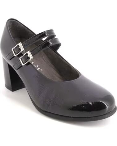 PITILLOS 11651 ESCARPINS MARY JANES À TALONS POUR FEMME NOIR NEGRO