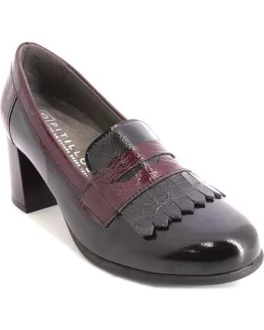 PITILLOS 11654 ESCARPINS POUR FEMME NEGRO Y BURDEOS