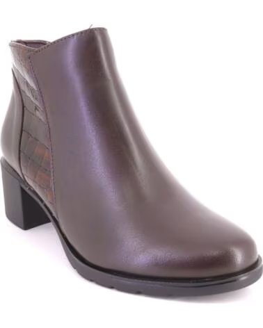 PITILLOS 11624 DAMEN STIEFELETTEN BRAUN LEDER MARRON