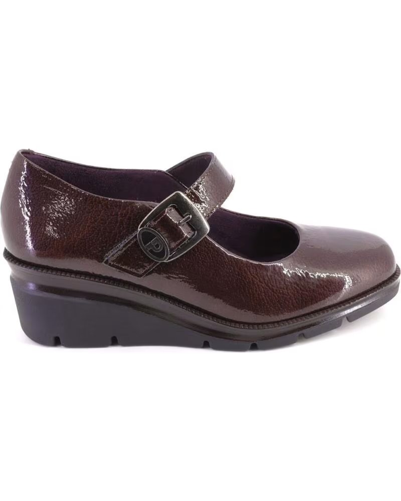 PITILLOS 11534 MARY JANES DE MULHER MARRON