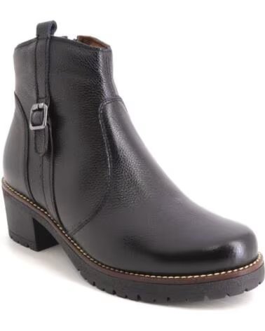 PITILLOS 20526 STIVALETTI DONNA PELLE NERO NEGRO