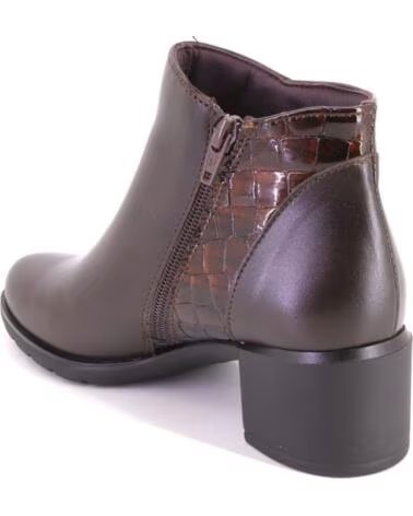 PITILLOS 11624 DAMEN STIEFELETTEN BRAUN LEDER MARRON