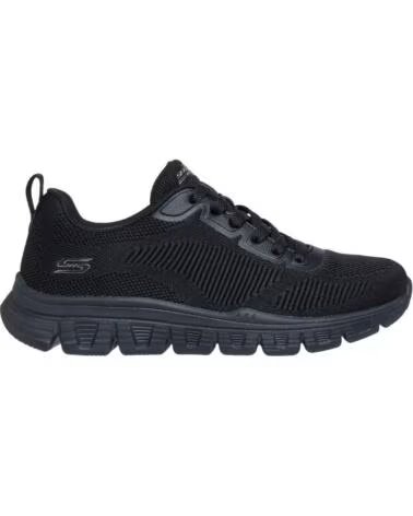 SKECHERS 117700 ZAPATILLAS CASUAL DE MUJER NEGRO