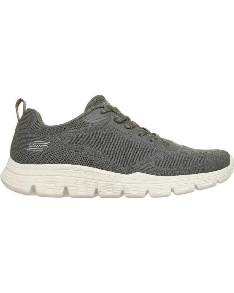 SKECHERS 117700 ZAPATILLAS CASUAL DE MUJER KAKI