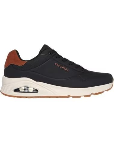 SKECHERS 183004 HERREN CASUAL SNEAKER NEGRO Y BLANCO