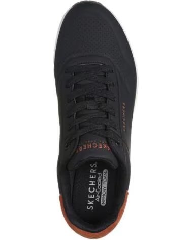 SKECHERS 183004 HERREN CASUAL SNEAKER NEGRO Y BLANCO