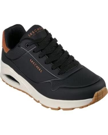 SKECHERS 183004 HERREN CASUAL SNEAKER NEGRO Y BLANCO