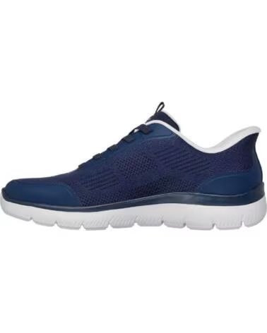 BASKETS CASUAL HOMME SKECHERS 233047 SLIP-INS SUMMITS TOP RATE MARINE AZUL MARINO