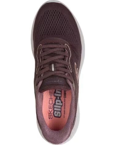 SKECHERS HANDS FREE SLIP-INS GO WALK NOW PARKER ZAPATILLAS CASUAL MUJER BURDEOS