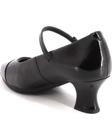 PITILLOS 11683 SCARPE CON TACCO MARY JANE DA DONNA NEGRO