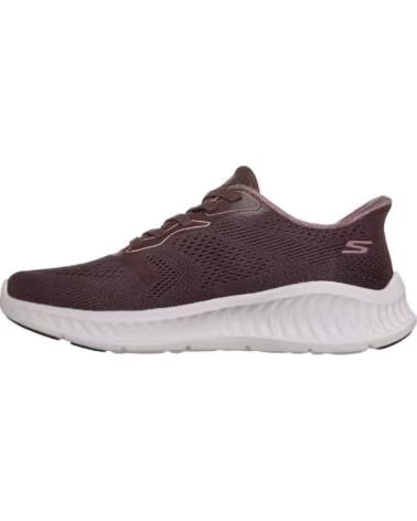 SKECHERS HANDS FREE SLIP-INS GO WALK NOW PARKER ZAPATILLAS CASUAL MUJER BURDEOS