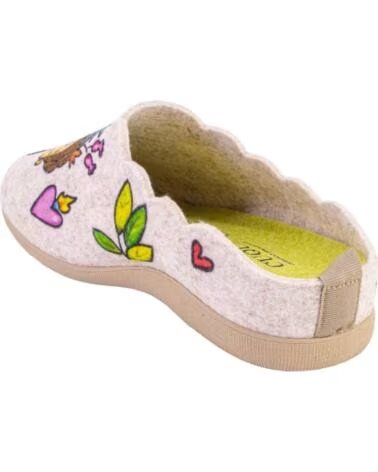 CUQUE 55051RISA Zapatillas de casa de mujer beige BEIGE